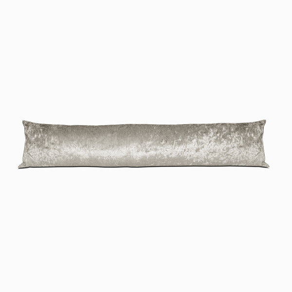 champagne crushed velvet draught excluder