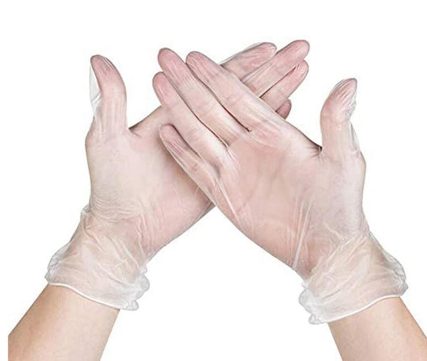 Vinyl Gloves - 5 Pairs - M/L