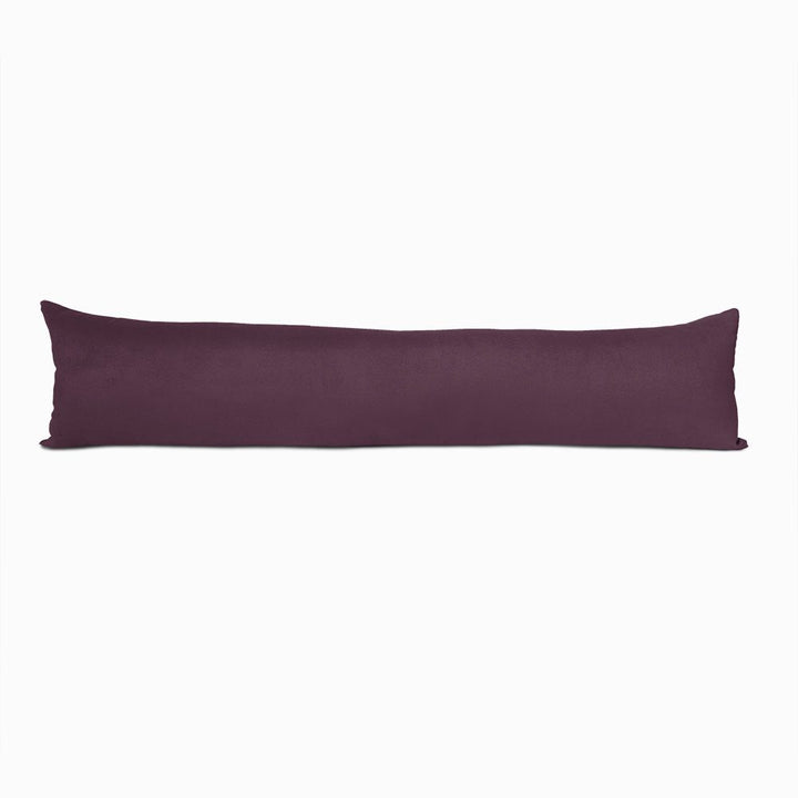 wine faux suede draught excluder