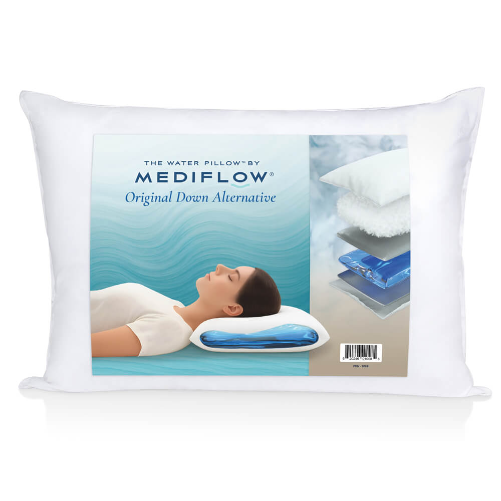 Sleeping Pillow Neck Pain The Water Pillow By Mediflow Water