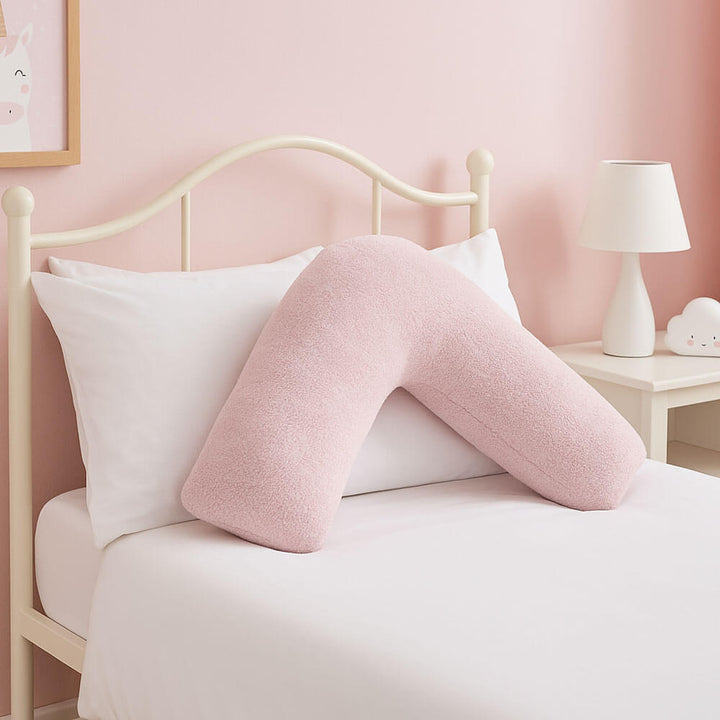 Teddy Fleece V-Shape Support Pillow Lancashire Textiles