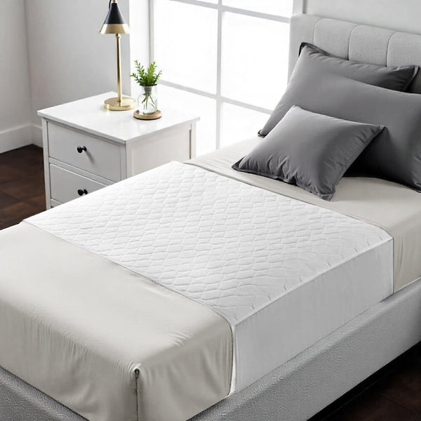 Waterproof Bed Pad with wings on single bed