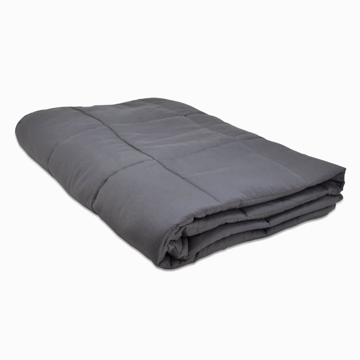 100% grey cotton weighted blanket 