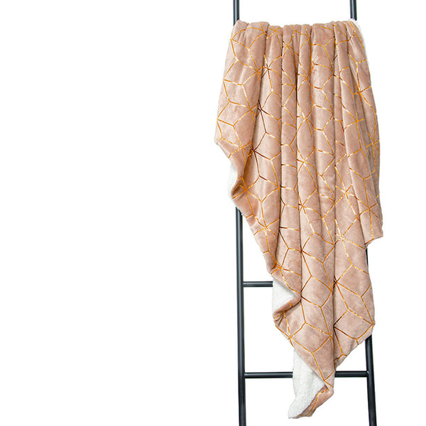 Foil Graphic Fleece Blanket