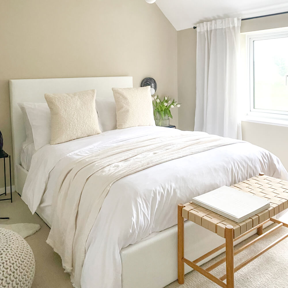 100% cotton white duvet set 