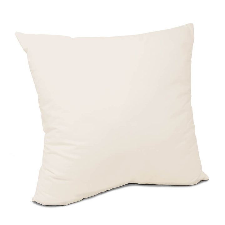 Square wool cushion pad on white background