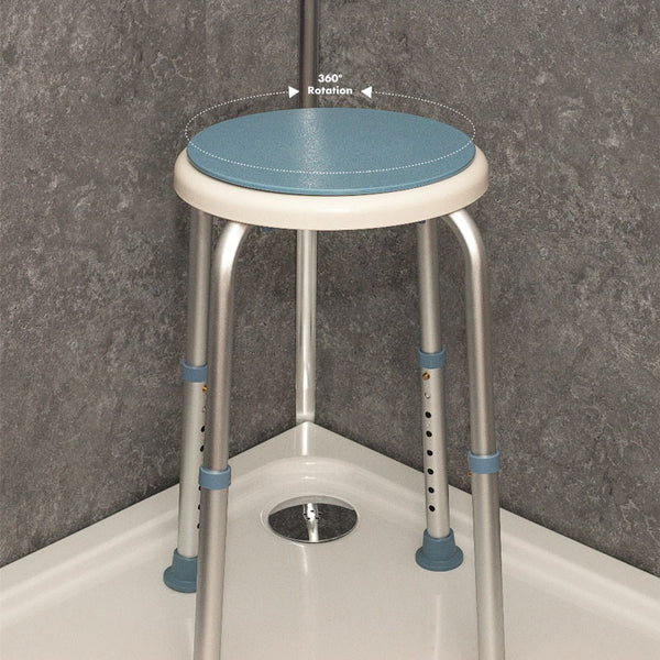 Bath Stool With Rotating Seat