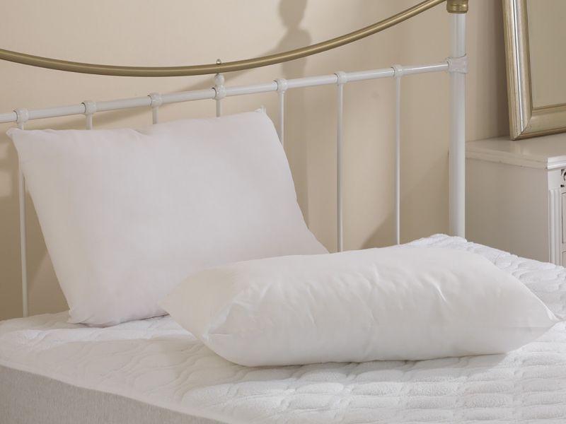 Hypoallergenic Pure Comfort Medium Support Pillow Pair - Lancashire Textiles